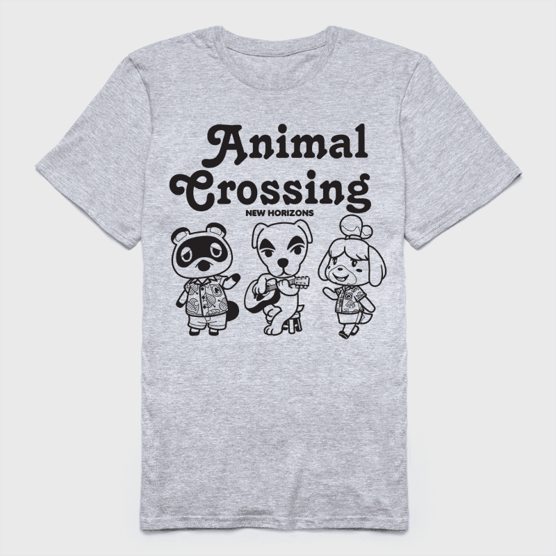 AnimalCrossing NewHorizons Gray Shirt 1