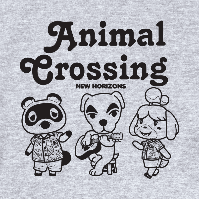 AnimalCrossing NewHorizons Gray Shirt 1 hover