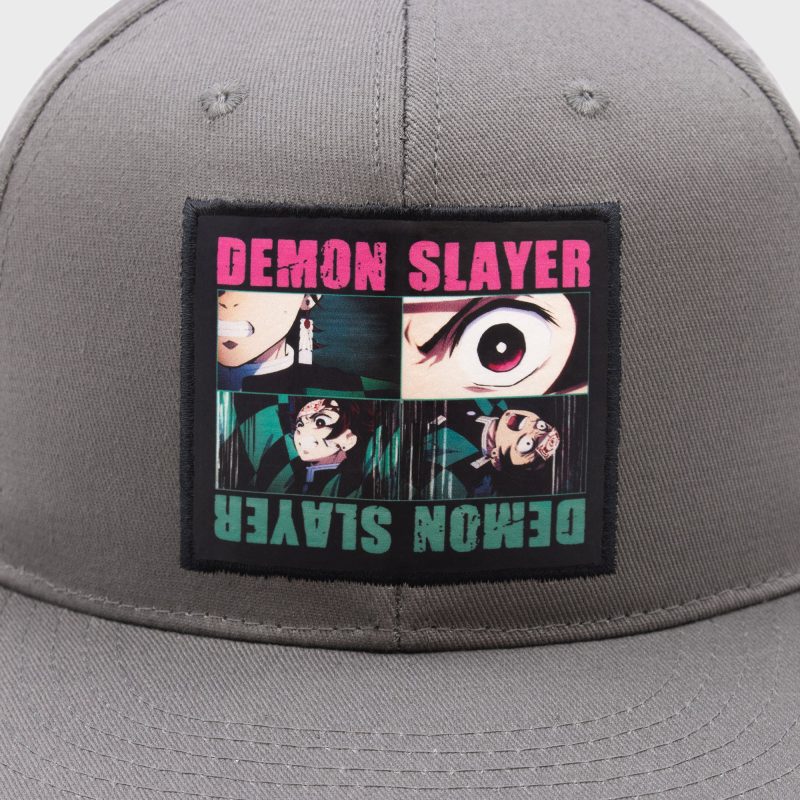 DemonSlayer GraySnapback Closeup