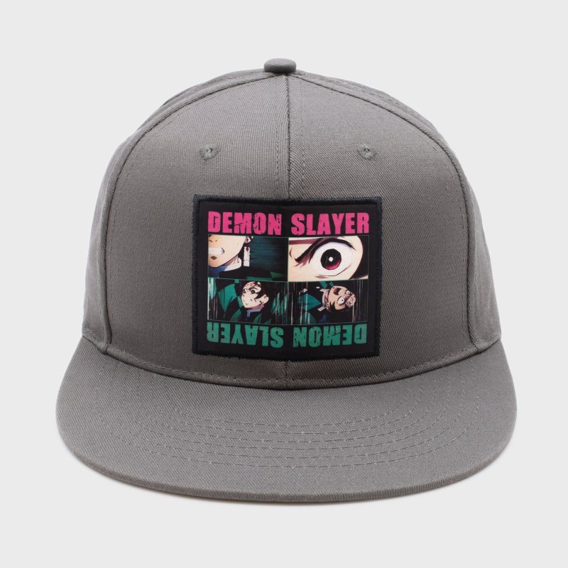 DemonSlayer GraySnapback Front