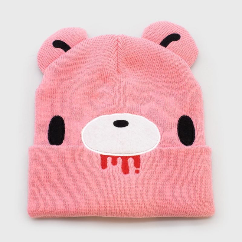 GloomyBear PinkBeanie 1