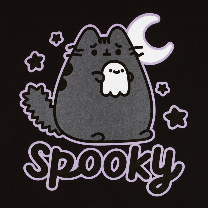 PUL133A Pusheen Spooky BlackTee 2