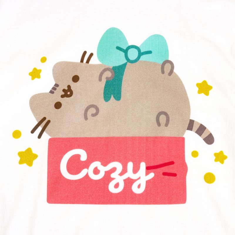 PUM137A Pusheen Cozy WhiteTee 2