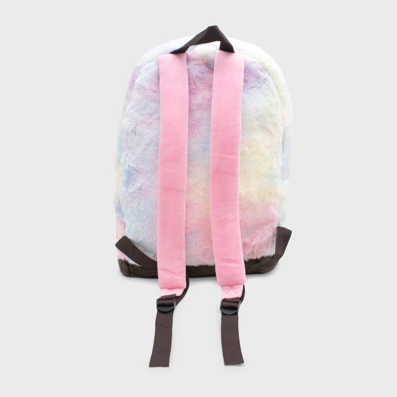 Pusheen Fuzzy Tie Dye Backpack Back