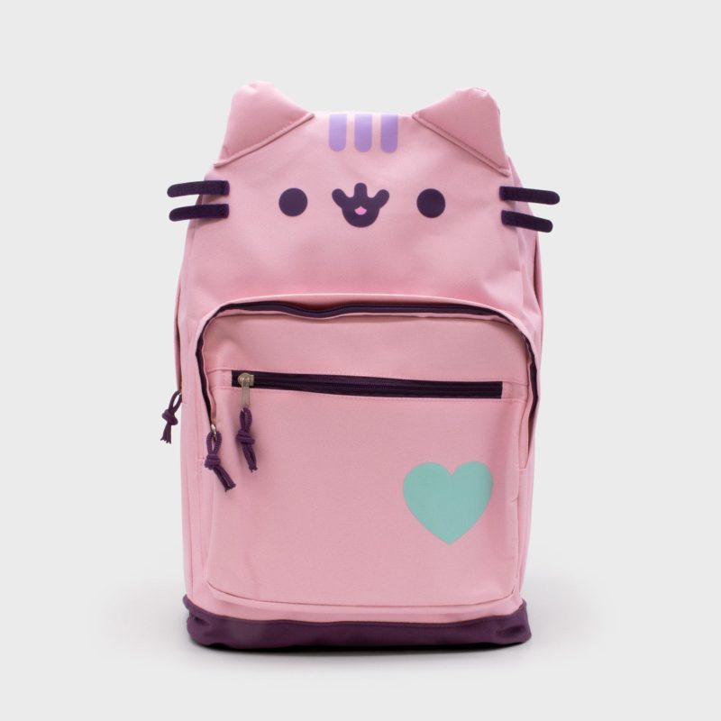 Pusheen Pink Backpack FRONT GRAY f939bf51 61da 4318 a529 7fd16748a150