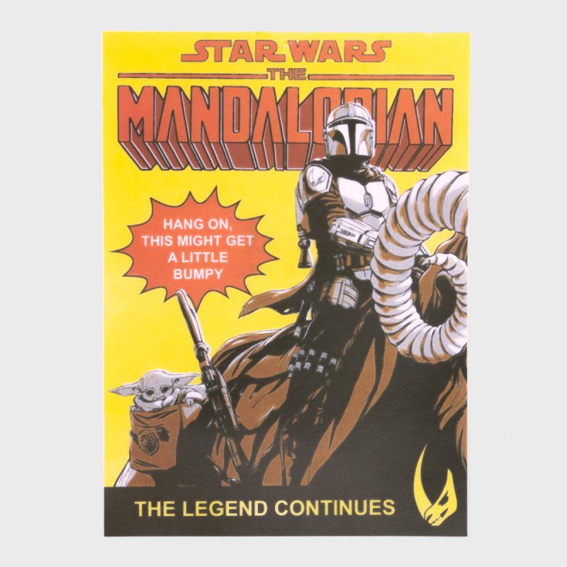 TheMandalorian EBGames Sticker GRAY